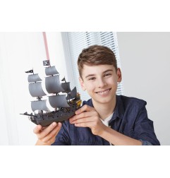 Pirates des Caraïbes - La Vengeance de Salazar maquette Easy-Click 1/150 Black Pearl 26 cm