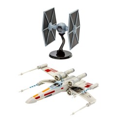 Star Wars - Kit complet maquette 1/57 X-Wing Fighter & 1/65 TIE Fighter