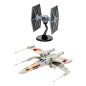 Star Wars - Kit complet maquette 1/57 X-Wing Fighter & 1/65 TIE Fighter