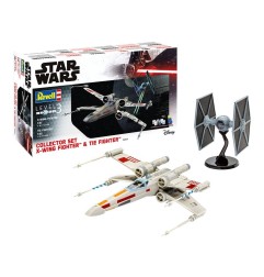 Star Wars - Kit complet maquette 1/57 X-Wing Fighter & 1/65 TIE Fighter