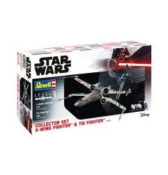 Star Wars - Kit complet maquette 1/57 X-Wing Fighter & 1/65 TIE Fighter