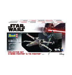 Star Wars - Kit complet maquette 1/57 X-Wing Fighter & 1/65 TIE Fighter