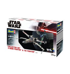Star Wars - Kit complet maquette 1/57 X-Wing Fighter & 1/65 TIE Fighter