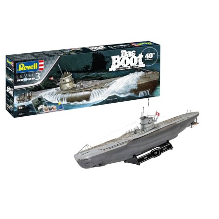 Das Boot - Kit complet maquette 1/144 U-Boot U96 Typ VII C 40th Anniversary 46 cm