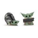 Star Wars Mandalorian - Pack 2 figurines Bounty Collection The Child Helmet Peeking & Datapad Tablet