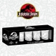 Jurassic Park - Set 4 verres à shot Logo & Symbols Jurassic Park