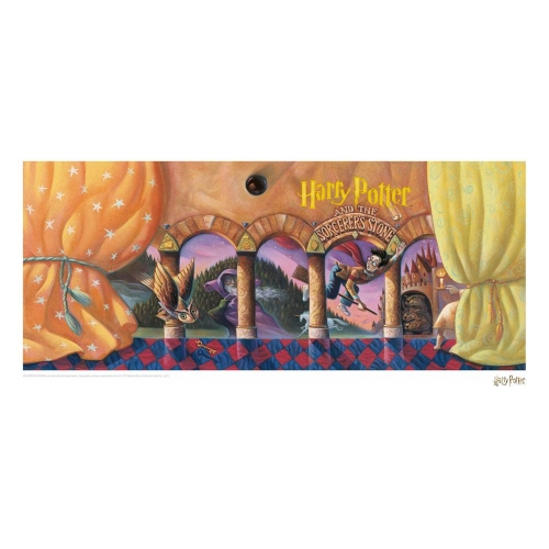 Harry Potter - Lithographie Philosopher's Stone Book Cover Artwork Limited Edition 42 x 30 cm