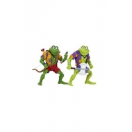 Les Tortues Ninja - Pack 2 figurines Genghis & Rasputin Frog 18 cm