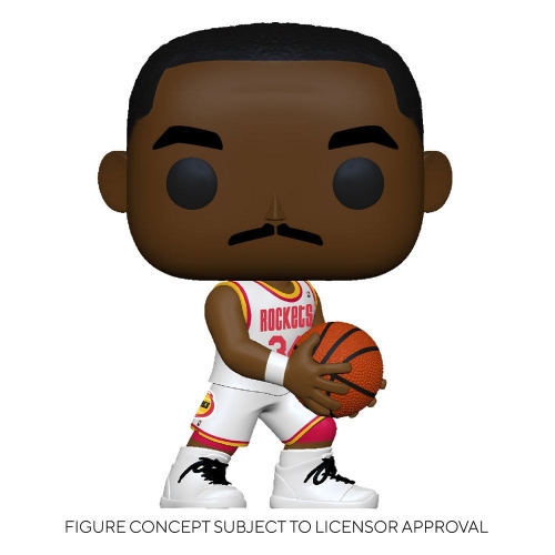 NBA - Figurine POP! Hakeem Olajuwon (Rockets Home) 9 cm