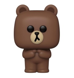Line Friends - Figurine POP! Animation Vinyl Brown 9 cm