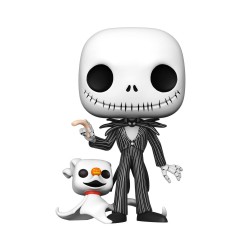 Disney - L'étrange Noël de Mr. Jack Super Sized POP!  figurine Jack w/Zero 25 cm