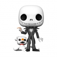 L'étrange Noël de Mr. Jack - Figurine POP! Super Sized Jack w/Zero 25 cm