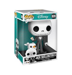 Disney - L'étrange Noël de Mr. Jack Super Sized POP!  figurine Jack w/Zero 25 cm