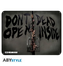 The Walking Dead - Plaque métal Zombies (28x38)
