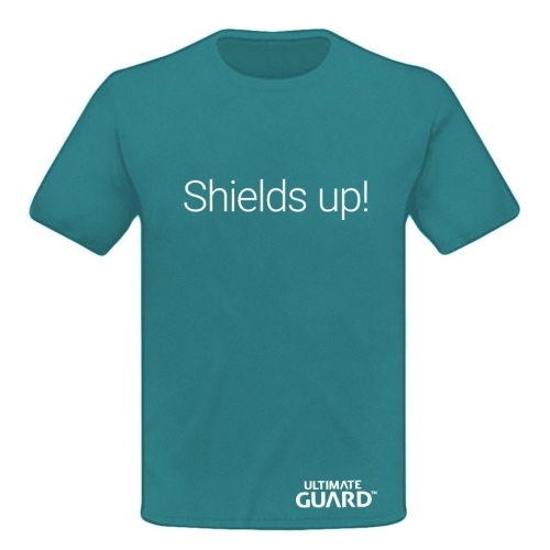 Ultimate Guard - T-Shirt Shields Up! Bleu Pétrole