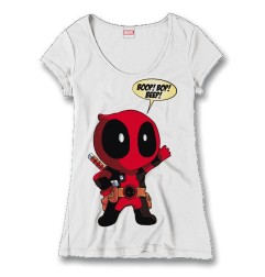 Deadpool - T-Shirt femme Boop Bop Beep