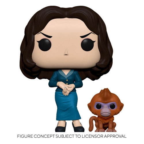 His Dark Materials : À la croisée des mondes - Figurine POP! Mrs. Coulter w/Daemon 9 cm