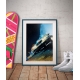 Retour vers le futur - Lithographie DeLorean Limited Edition 42 x 30 cm