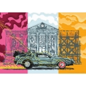 Retour vers le futur - Lithographie Choper Nawers DeLorean Limited Edition 42 x 30 cm