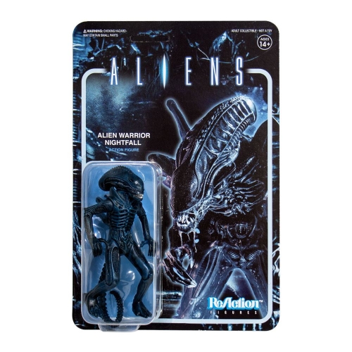 Alien - Figurine ReAction Alien  Warrior Nightfall Blue 10 cm