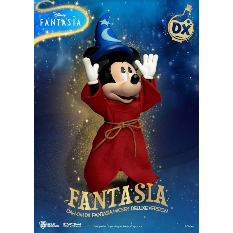 Disney - Classic figurine Dynamic Action Heroes 1/9 Mickey Fantasia Deluxe Version 21 cm