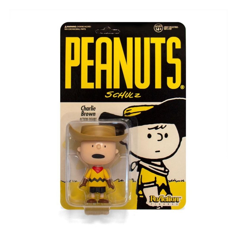 Peanuts - Figurine ReAction Cowboy Charlie Brown 10 cm