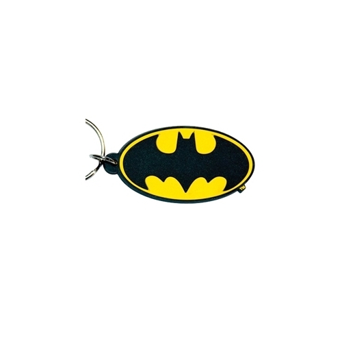 DC Comics - Porte-clés caoutchouc Batman Symbol 6 cm
