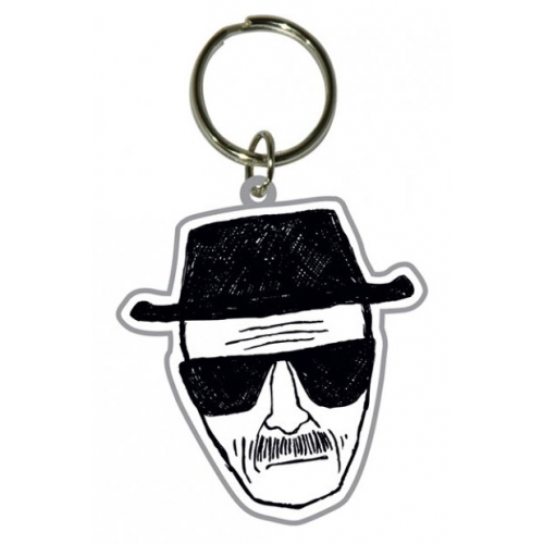 Breaking Bad - Porte-clé caoutchouc Heisenberg 6 cm