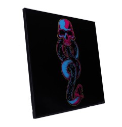 Harry Potter - Décoration murale Crystal Clear Picture The Dark Mark 32 x 32 cm