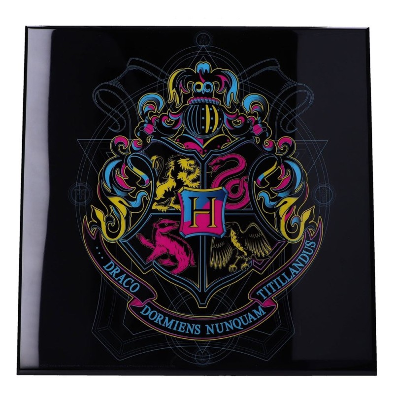 Harry Potter - Décoration murale Crystal Clear Picture Hogwarts Darkness Falls 32 x 32 cm