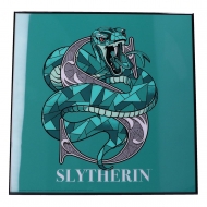 Harry Potter - Décoration murale Crystal Clear Picture Slytherin 32 x 32 cm