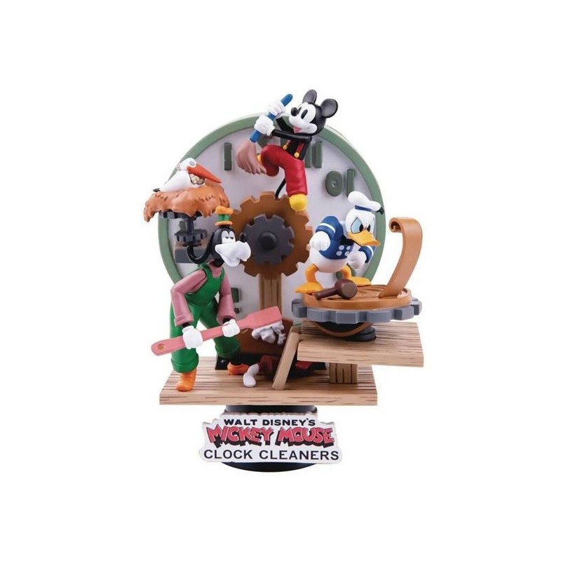 Disney - Diorama Mickey Mouse D-Stage Clock Cleaners 15 cm