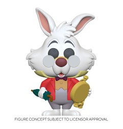 Alice au Pays des Merveilles - Alice au pays des merveilles Figurine POP! Disney Vinyl White Rabbit w/Watch 9 cm
