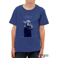 THE HOBBIT - Tshirt Bilbo enfant MC blue basic