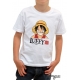 ONE PIECE - Tshirt Luffy Head enfant MC white - basic