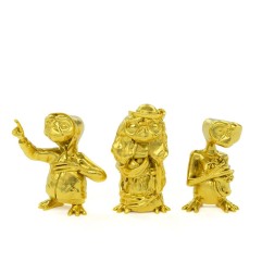 E.T. l'extra-terrestre - Pack 3 mini figurines Collector's Set Golden Edition 5 cm