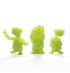 E.T. l'extra-terrestre - Pack 3 mini figurines Collector's Set Glowing Edition 5 cm