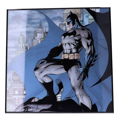 Batman - Décoration murale Crystal Clear Picture Gotham 32 x 32 cm