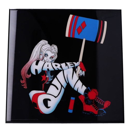 Batman - Décoration murale Crystal Clear Picture Harley Quinn 32 x 32 cm