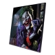 Batman - Décoration murale Crystal Clear Picture The Joker Doomsday Clock 32 x 32 cm