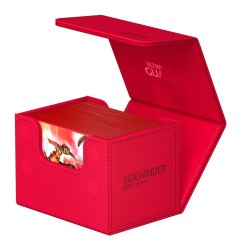 Ultimate Guard - Sidewinder 100+ XenoSkin Monocolor Rouge