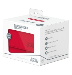 Ultimate Guard - Sidewinder 100+ XenoSkin Monocolor Rouge