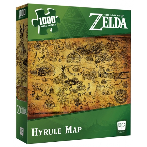 The Legend of Zelda - Puzzle Hyrule Map (1000 pièces)