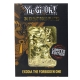 Yu-Gi-Oh ! - Réplique Card Exodia the Forbidden One (plaqué or)