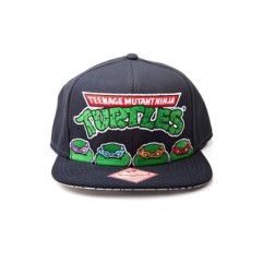 Les Tortues Ninja - Casquette hip hop Snap Back 4 Turtles