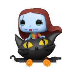 Disney - L'étrange Noël de Mr. Jack POP!  Train Cart Vinyl figurine Sally in Cat Cart 9 cm