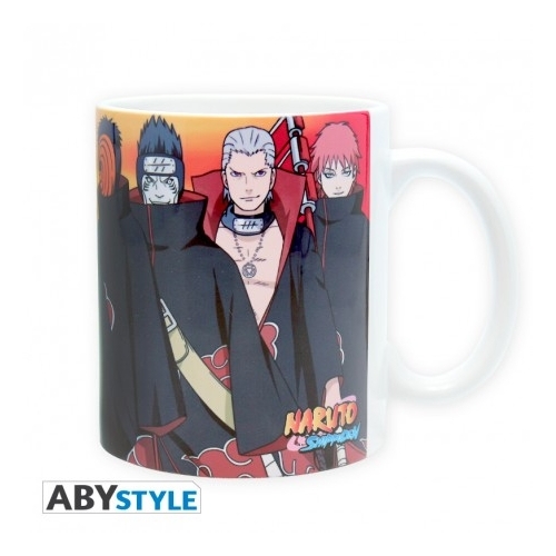 NARUTO SHIPPUDEN - Mug - 320 ml - Akatsuki - subli - avec boîte