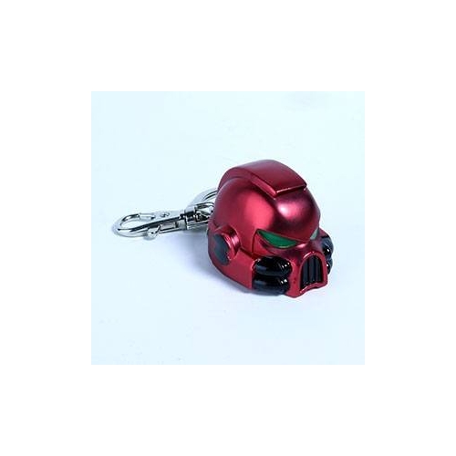 Warhammer 40K - Porte-clés métal Space Marine MKVII Helmet Blood Angels