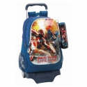 Avengers - Sac à dos 33cm avec trousse et trolley