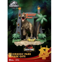 Jurassic Park - Diorama PVC D-Stage Park Gate 15 cm